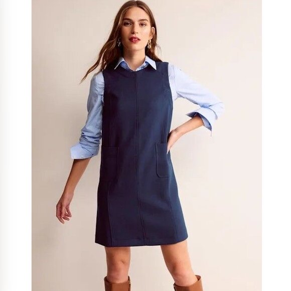 Boden Dresses & Skirts - Boden Pocket Detail Mini Shift Dress – French Navy – Size 4R
